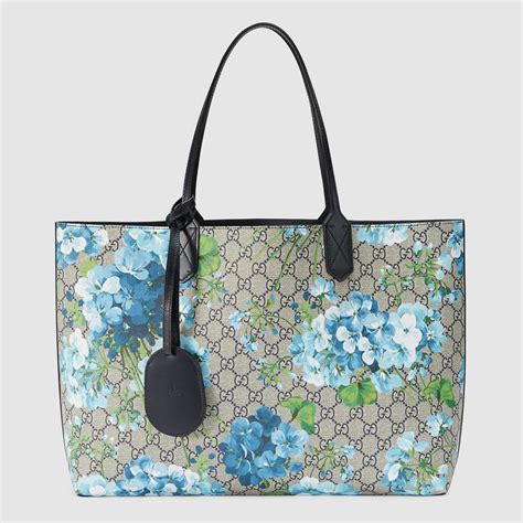 blue floral gucci wallet|where to buy Gucci blooms.